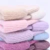 Berretti 2023 Berretti lavorati a maglia per ragazze Skullies Berretti da donna casual Cappelli in lana di cashmere Autunno Inverno Marca Tre pieghe spesse