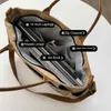 Axelväskor hylhexyr kvinnor retro stor storlek väskor bomullsduk axel väska mode crossbody handväska blixtlås casual tote multi ficka 240510