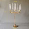 Decoratie Clear Acryl Tripod Vaas Bud Vazen Bloemhouder Middelpunt Stand Tube Vase IMake589