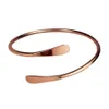 Bangle Mylongingcharm 10pcslot Blank Stacking Bangles Гладкий овальный браслет Open Cuff F1671 230215