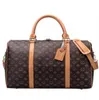 2023 Top mens 55cm large travel luggage bag key and lock men totes leather handbag duffle bag Courrier Shoulder bags Crossbody women handbags Tote
