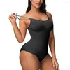 Shapers femininos em Mulheres Bodys Mulheres Bainha de uma peça Alta Elastic Push Up Controle de barriga Tomável Recomenda de costa