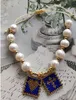 Bransoletki urok bransolety proste styl boho cross serce naturalny słodkowodna perłowa z koraliki ręcznie robioną plastikową elastyczną bransoletkę dla dziewcząt dai