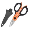 New High Carbon Steel Scissors Household Shears Tools Electrician Scissors Stripping Wire Cut Tools for Fabrics, Paper and Cable