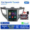 2 DIN CAR DVD multimedia DSP Android Auto Radio för Hyundai IX35 Tucson 3 2015-2018 CarPlay GPS 2DIN Autoradio BT