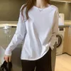 Women's Polos Long-sleeved Round Neck T-shirt Cotton Retro Style Fun Hipster Collection 2023