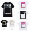 2023 Nieuwe Zomer Heren Dames T Shirts Tees Mode Tops Man Casual Shirt Kleding Streetwear Wit Shorts Mouw Kleding tshirt