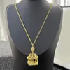 14 стиль моды Женский роскошный дизайнерский колье колье Кокер Crystal Crystal 18K золото, покрытая медными медными ожерельями C-букв