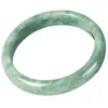 Bangle äkta Natural Green Jade Armband Charm smycken Fashion Accessories Handkugghåriga Amulet -gåvor för kvinnor Hennes män 230215