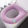Coprisedili per WC Tappetino per bagno Cuscinetti adesivi riutilizzabili in peluche caldi
