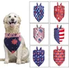 Köpek giyim evcil hayvan tükürük üçgen fular Amerikan bayrağı bandana kedi