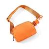 Lyxdesignväskor överallt LU bästa midja påsar Fanny Pack Bumbag Women Men Nylon Chest Sports Yoga Bag Y2302