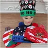 Caps Hats leidde kerstmutsdecoratie -benodigdheden ADT Kinderen gebreide Colorf gloeiende high -end senior Halloween Valentijnsdag en NE DHTR5