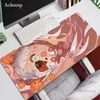 Mouse Pads Wrist Rests Genshin Impact Mouse Pad Anime Gaming Accessories Desk Mat Pc Gamer Keyboard Mouse Mats Deskmat Laptop Mousepad Rug Xxl T230215