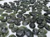 Dekoratif Figürinler 10-13g Yeşil Moldavit Çek Meteorit Darbe Cam Doğal Kaba Taş Kristal Enerji 1 adet