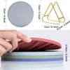 16 cm siliconen ronde beker potmat silicagel dikker flessenkussen warmte-isolatie antislip onderzetter metalen rechthoekige matten houder Alfombrilla de Silicona Para Ollas