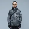 Erkek Ceketler EDR-0563 Yıkanmış kapüşonlu ceket rüzgar köprüsü Techwear ninjawear darkwear sokak kıyafeti Japon Stylemen's