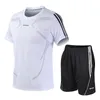 Men's Tracksuits 2023 Summer Fitness Wear Sports Suit Men And Women With The Same Style Quick-drying Casual Sportswear Running Two-piece Set