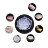 DHL Ship 6PCS per Set Silicone Stretch Suction Pot Lids Food Grade Silicone Fresh Keeping Wrap Seal Lid Pan Cover Kitchen Accessories FY2489 bb0216