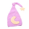 Chapeaux crochet nés POGRATH HAP TUINE LOC MOON COSTUME COSTUM