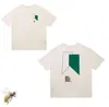 2023 Hots Дизайнер Rhudes Мужская футболка Дизайнер для мужчин Женские рубашки Модная футболка с буквами Повседневная летняя футболка с коротким рукавом Женская одежда