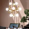 Pendant Lamps Zhongshan Fashion Ball Shape Chrome G9 Dandellion Chandelier For Room Decoration