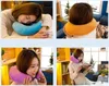 Classic Solid U Shaped Pillow Soft Plush Vehicular Neck Throw Pillow Toys Nap For Travel Rest Student Adult Kids Christmas Gifts