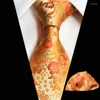 Bow Ties Plum Multicolor Men's Tie Square Handduk Set Fashion Executive Dress Business Suit 2 Sets
