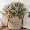 Decoratieve bloemen vervagen resistente geen geur middelpunt eettafel nepplant ornament cadeau simulatie eucalyptus voor thuis