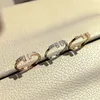Justerbar diamant armband armband för kvinnor älskar flod titan stålarmband leverans linka