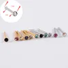 1 enhet Gem Nose Studs Piercing Gun Piercer Disponibel Säker Steril Piercing Unit Tool Machine Kit Örhänge Stud Body Smycken