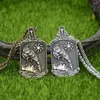 Pendentif Colliers Aigle Slave Kolovrat Amulette Bijoux Viking Runes Algiz Fermoir Vintage Collier Hommes Talisman