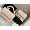 CC Sac Autres Sacs Femmes Designer De Luxe Sacs À Bandoulière Sac À Main De Haute Qualité Prix De Gros Sac En Cuir Véritable Épaule Rabat Sac À Main avec petit et grand la OZY0