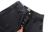 Jeans masculinos vintage lavados pura casual preto solto direto para homens e mulheres com calças elásticas elásticas da moda