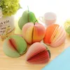 Party Favor Creative Fruit Shape Notes Paper Cute Apple Lemon Pear Strawberry Memo Pad Sticky School Office Supply SN692