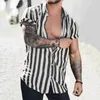 Camisas casuales para hombres Camisa ligera con estampado de gran top de verano Secado rápido para uso diario