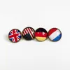 Partys UK Drapeau National Broche Coupe du Monde Football Broche Haute Classe Banquet Fête Cadeau Décoration Cristal Commémoratif En Métal Badge Accessoires