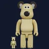 New stock game building blocks, violent bear dolls, handmade fashion ornaments, children's gifts 400% 28cm, palm dog 1000% 70cm