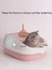 Other Cat Supplies Litter Box Pet Toilet Bedpan Anti Splash Dog Tray with Scoop Kitten Clean Toilette Home Plastic s Sand 230216