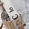 HOT Clobag Tote Bag Weave Designer Bag Shoulder Bags Womens Handbag Fashion Letters Print Beach Bags Straw Braid Shopping Bucket Bags Crossbody Purse