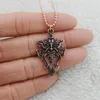 Pendant Necklaces Vintage Personality Green Man Alloy Women Pagan Jewelry