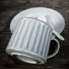 Tazas de cerámica gruesa de estilo japonés para café