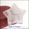 Stone 3Cm Mini Star Statue Ornament Natural Crystal Carving Home Decoration Crystals Polishing Gem Healing Jewelry Drop Delivery Dhqsp