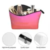 Storage Bags Island Sunset Zipped Organizers Palm Trees Print Restroom Multi-purpose Makeup Pouch Women's Cosmetic