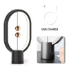 Veilleuses Creative Table LED Mini Balance Light Lampe USB De Chevet Décoratif Pour Chambre
