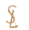 Spille di design di alta qualità Gioielli Spilla da donna per uomo Lettere dorate Spilla di marca classica Abito da festa Ornamenti Bellissimi