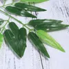 Decorative Flowers Leaves Artificial Bamboo Fakeplants Greenery Branches Stems Decoration Green Faux Olive Leafpalm Artifical Crafts