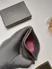 CC Bag Wallets Luxus Mini 19 Caviar Designer-Geldbörsen Kartenhalter Glänzendes perlmuttfarbenes genarbtes Kalbsleder Gestepptes klassisches Kartenpaket Goldfleisch-Hardware-Geldbörse Exquisite Coi