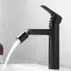 Bathroom Sink Faucets Basin Faucet 360 Rotation Thermostat Water Tap Chrome/Black Press Switch Constant Temperature Mixer