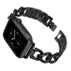 Metalowy łańcuszek Pasek ze stali nierdzewnej Do zegarka Apple Ultra 8 7 SE 6 5 4 3 Seria Luksusowa bransoletka damska Iwatch Zespoły 49mm 42mm 40mm 38mm Wymień opaski Akcesoria 1szt